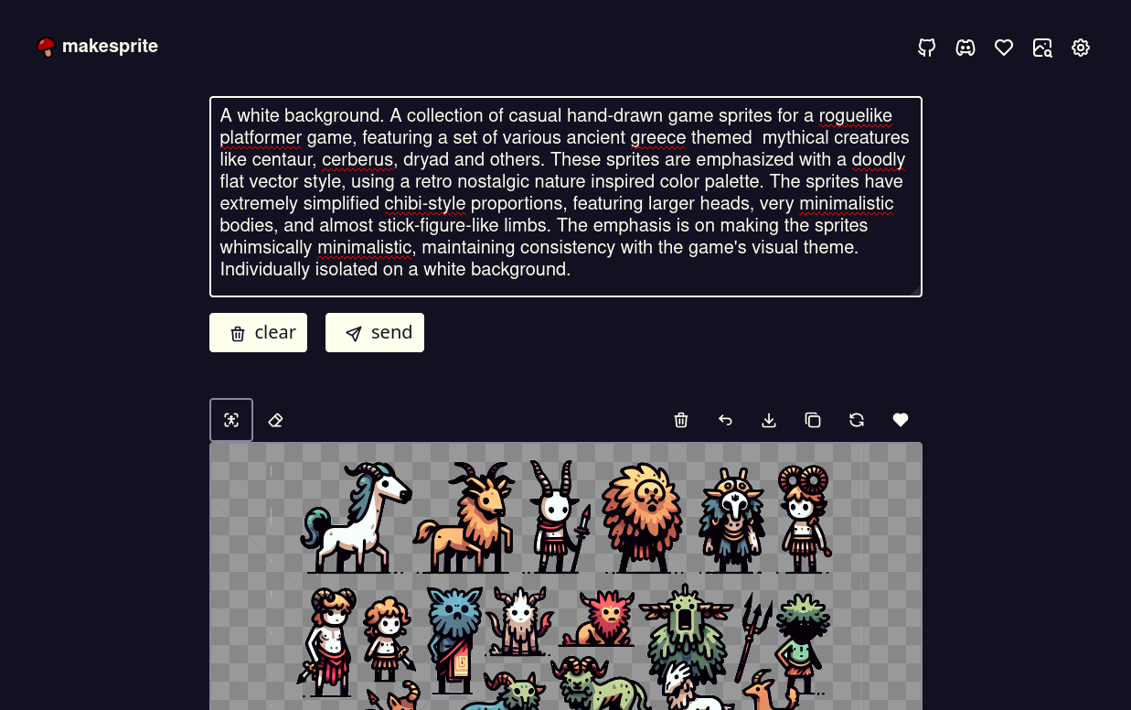 Makesprite screenshot