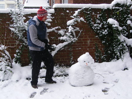 Snow in London