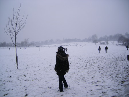 Snow in London