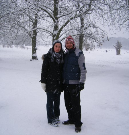 Snow in London