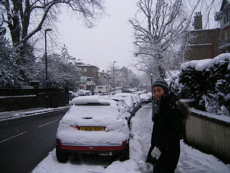 Snow in London