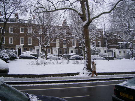 Snow in London