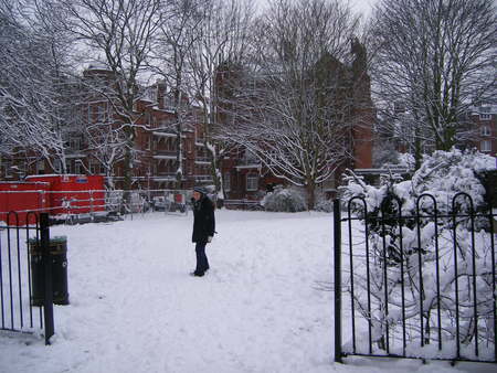 Snow in London