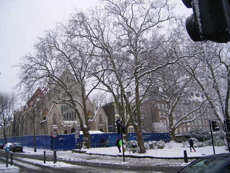 Snow in London